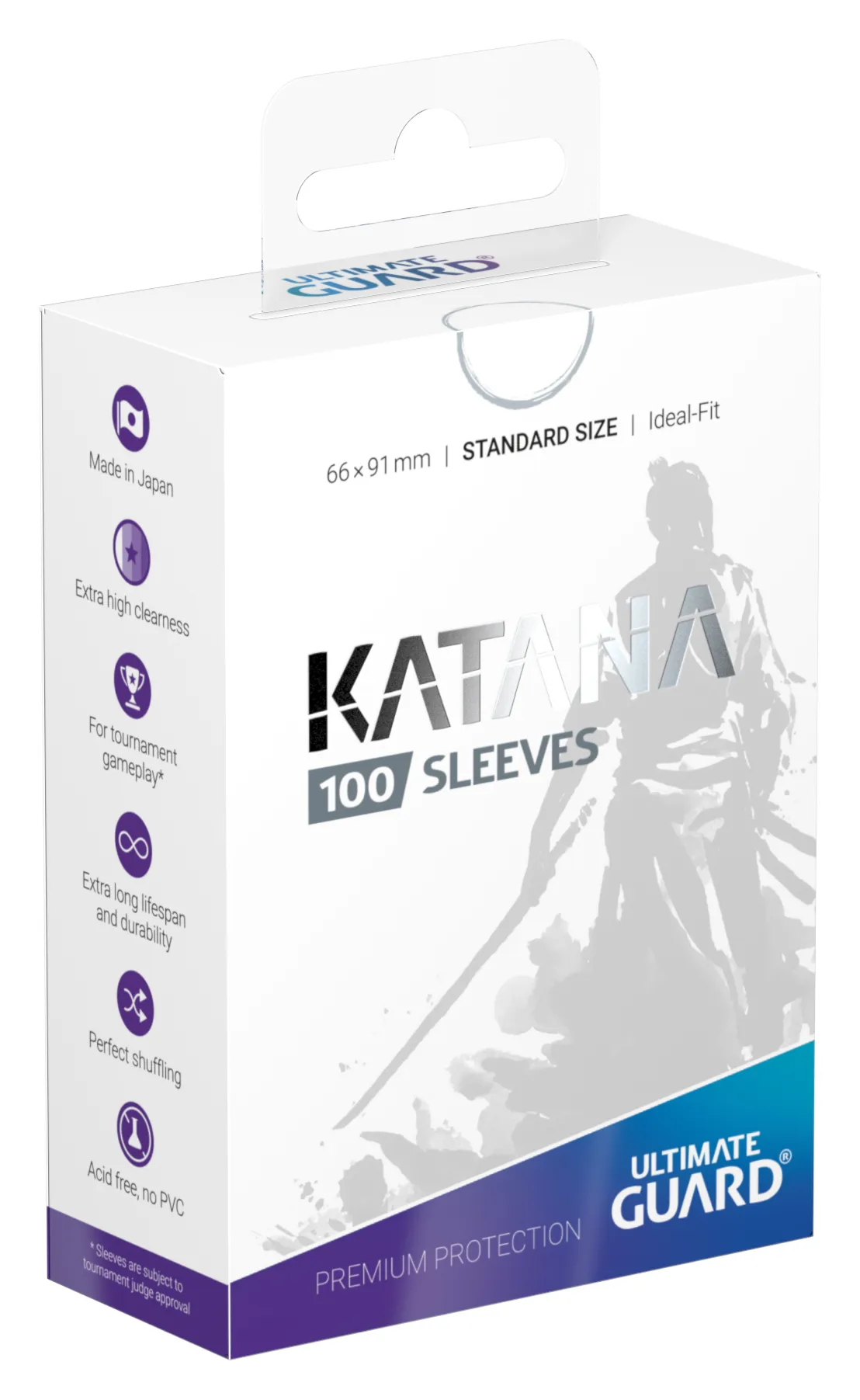 Katana Sleeves, Standard Size, White