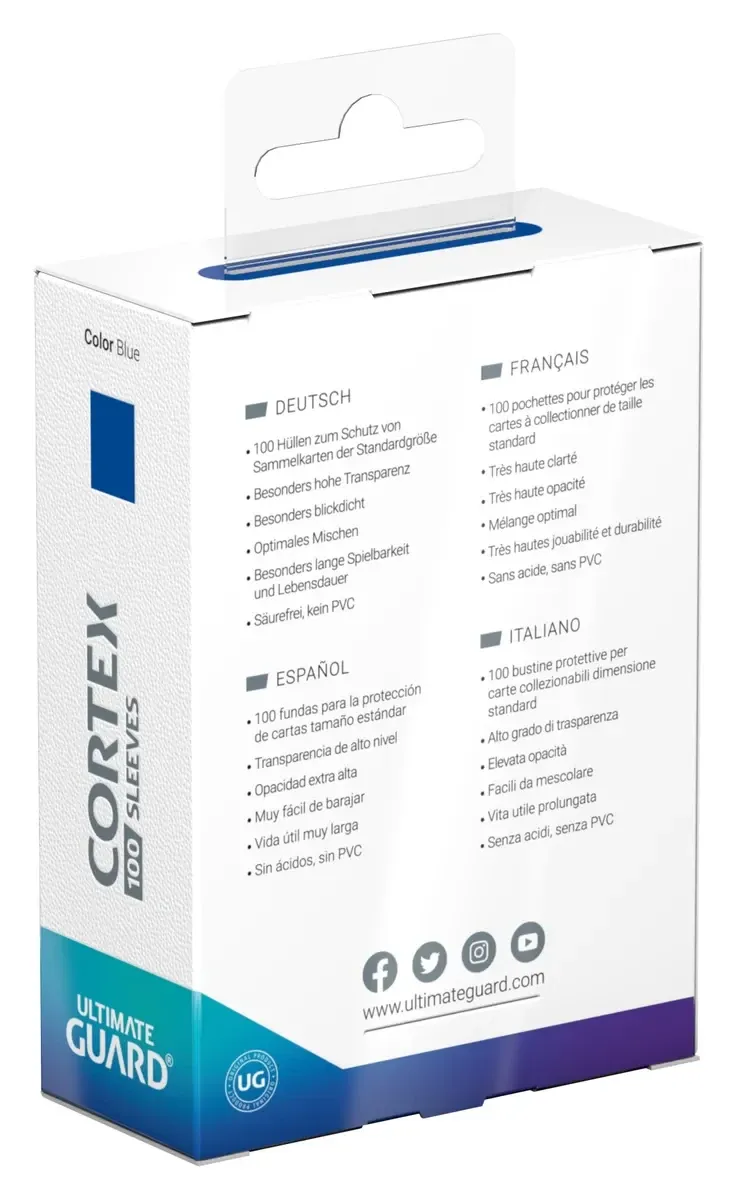 Cortex Sleeves, Standard Size, Glossy, Blue Vorschaubild