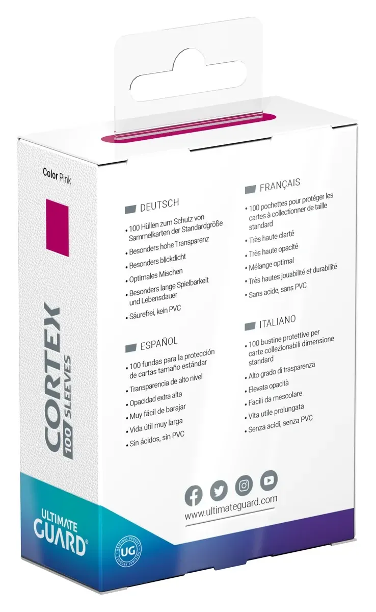 Cortex Sleeves, Standard Size, Glossy, Pink Vorschaubild