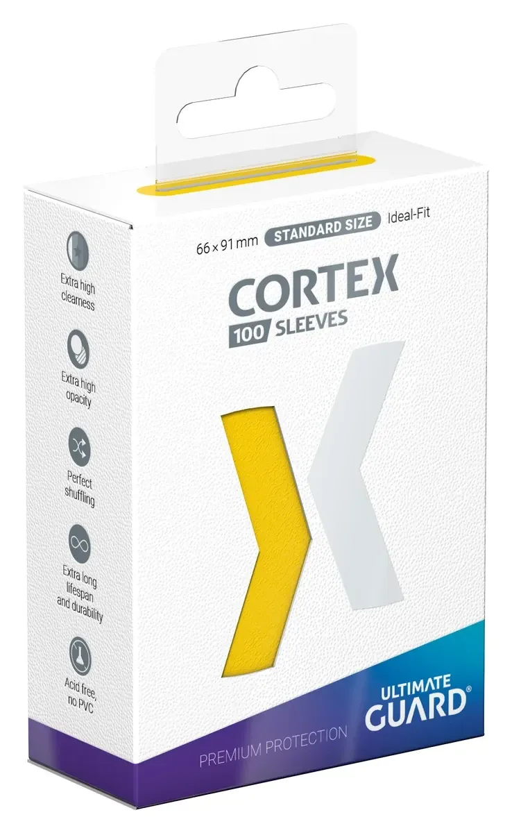 Cortex Sleeves, Standard Size, Glossy, Yellow Vorschaubild