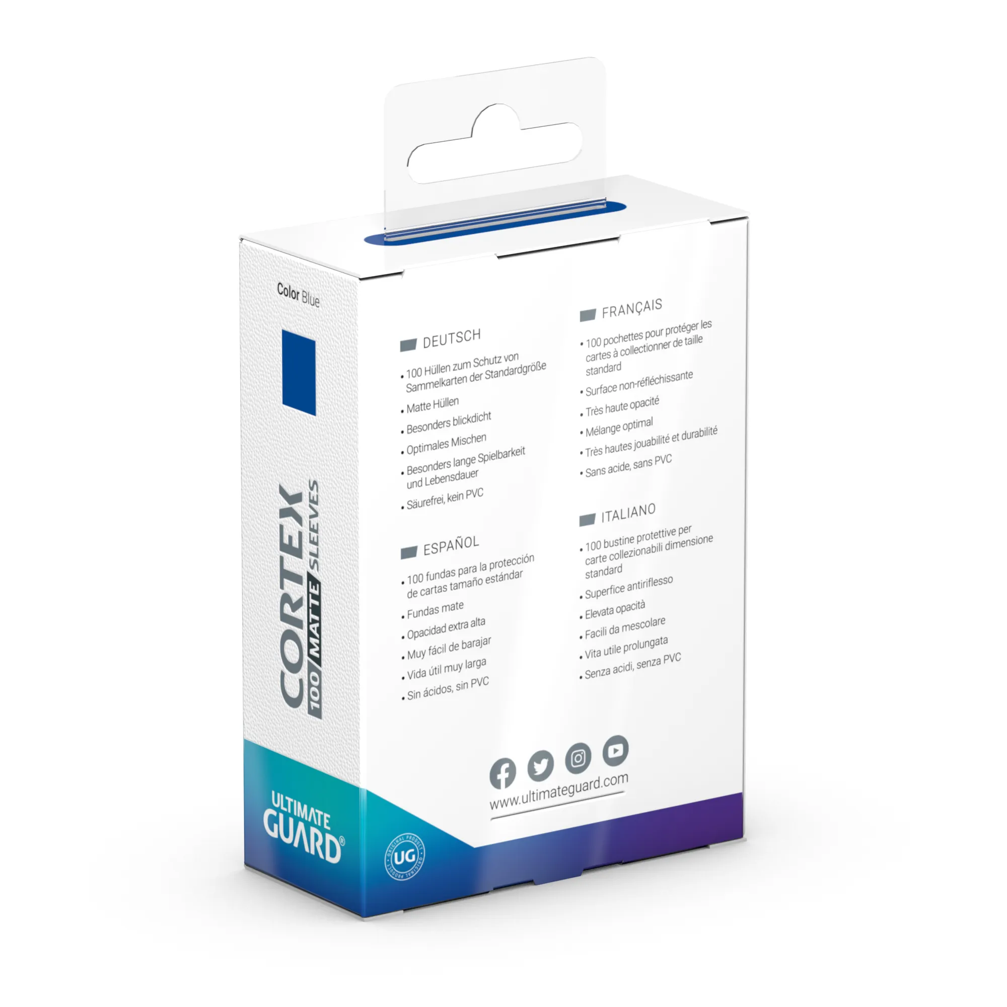 Cortex Sleeves, Standard Size, Matte, Blue Vorschaubild