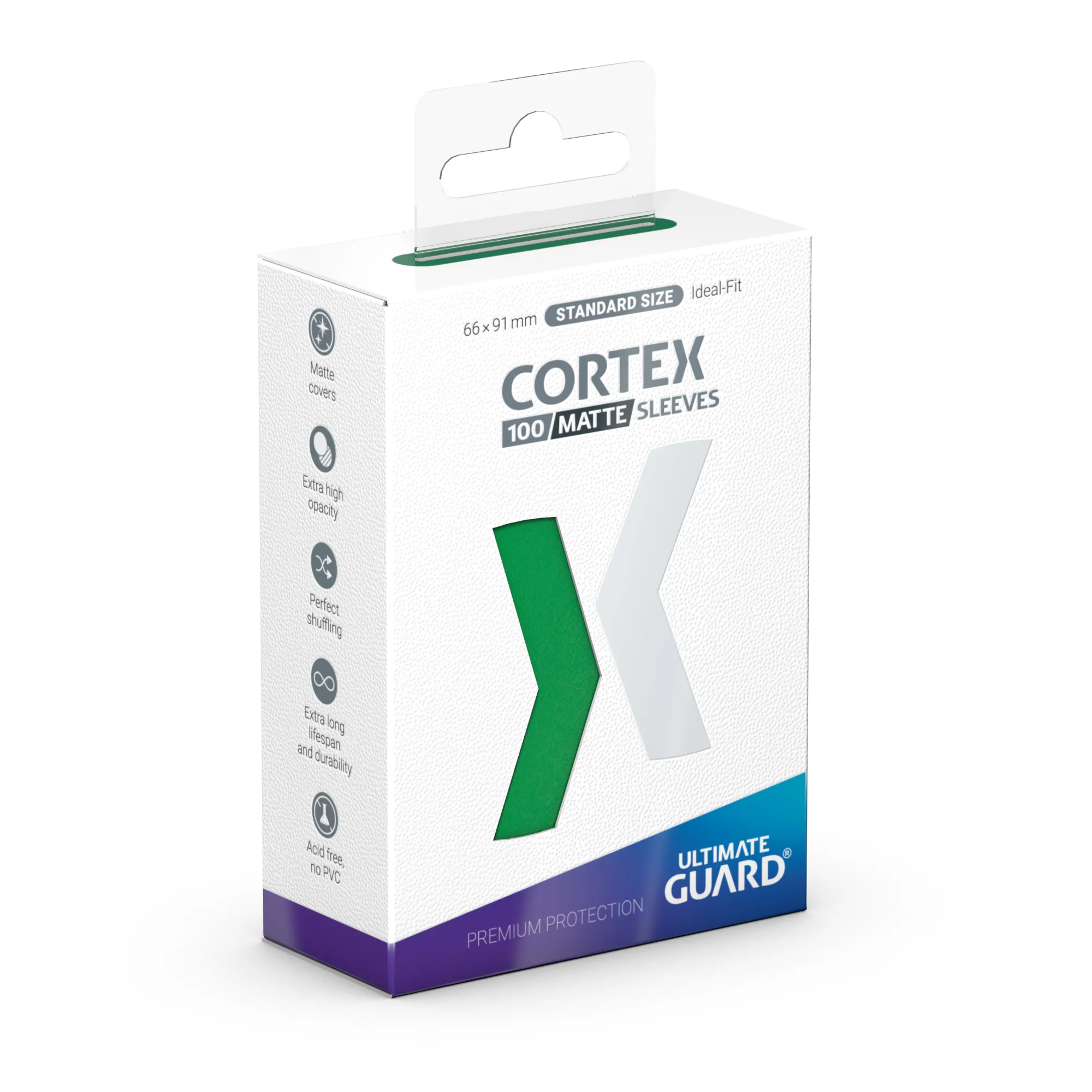 Cortex Sleeves, Standard Size, Matte, Green Vorschaubild