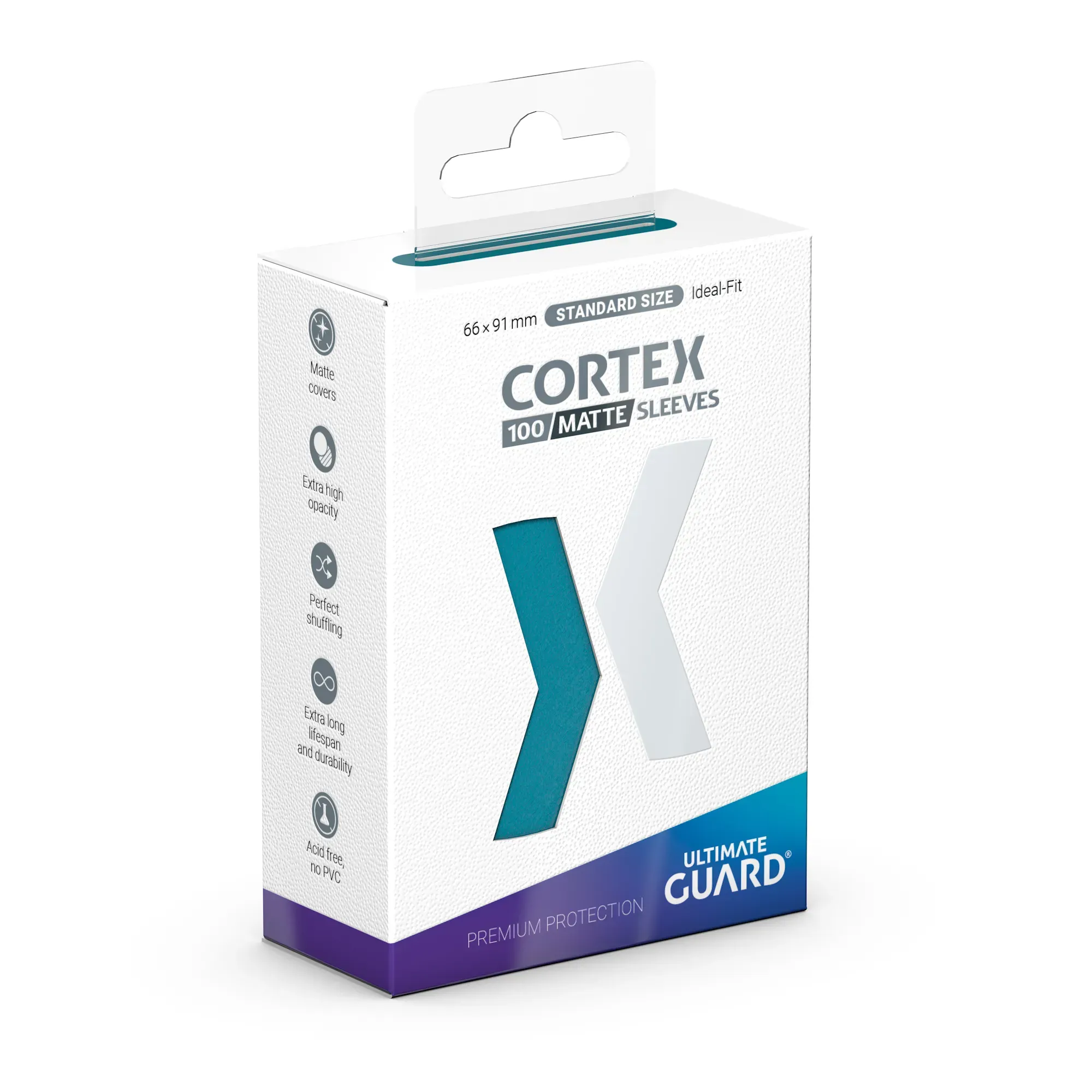 Cortex Sleeves, Standard Size, Matte, Petrol Vorschaubild