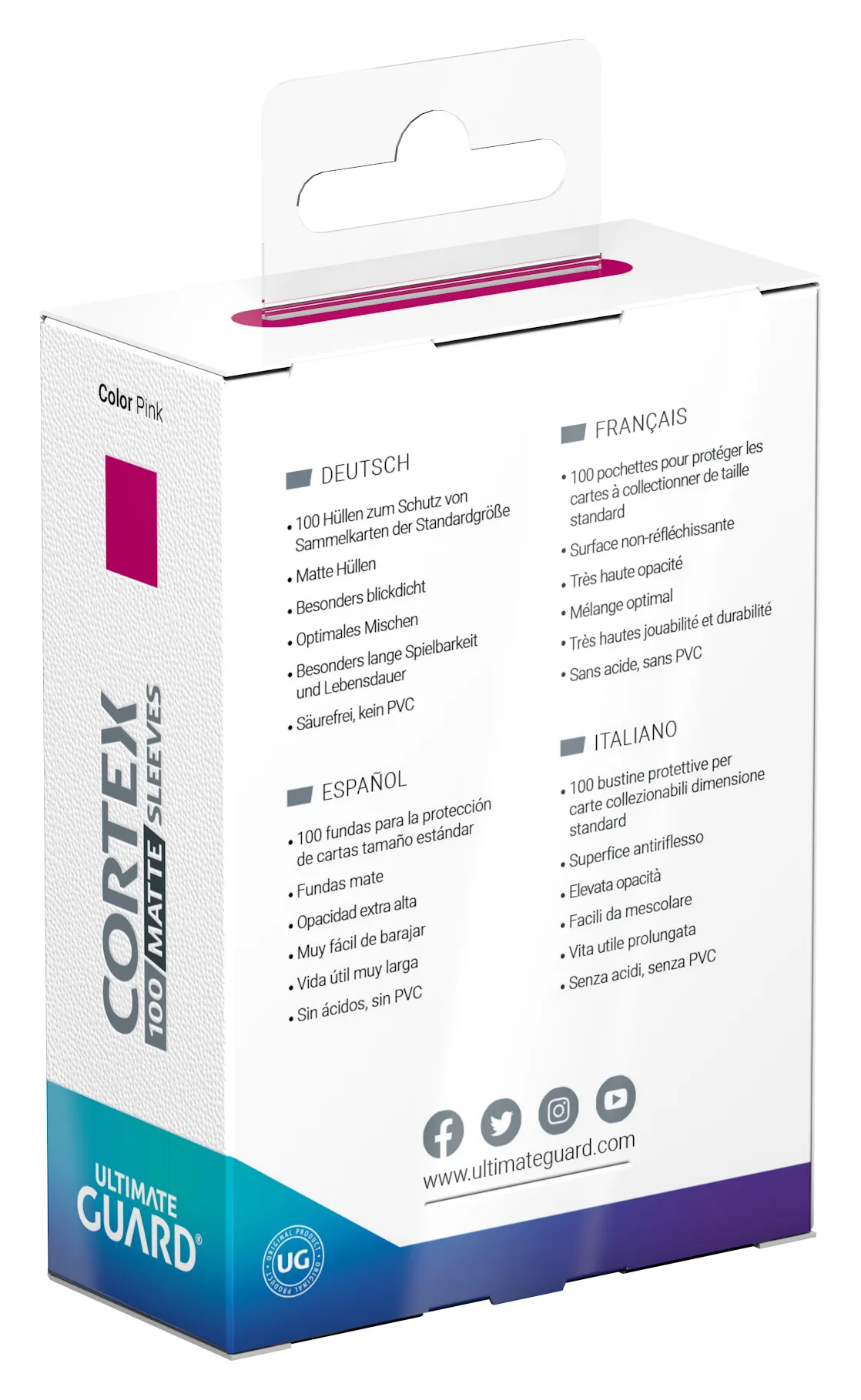 Cortex Sleeves, Standard Size, Matte, Pink Vorschaubild