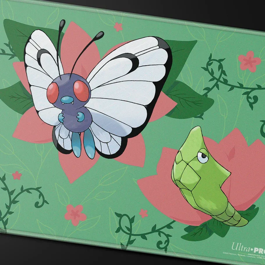 Pokémon - Caterpie Evolutions stitched Playmat  Vorschaubild