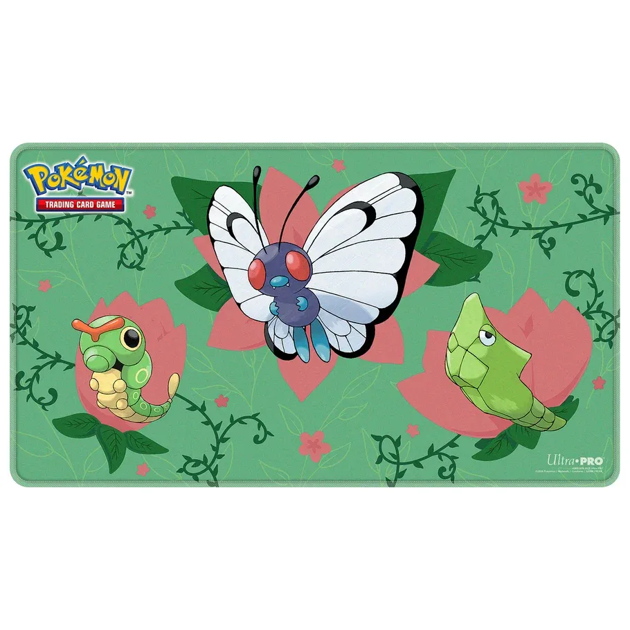 Pokémon - Caterpie Evolutions stitched Playmat 