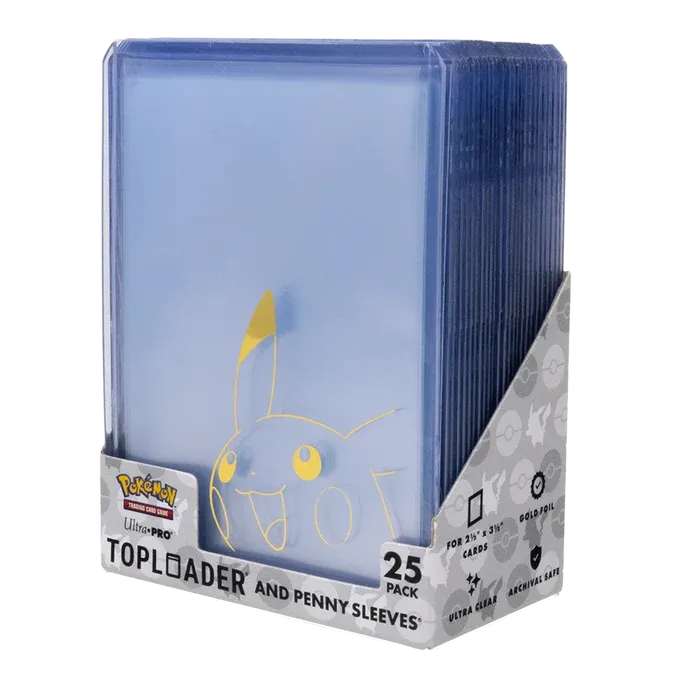 Pokémon - Pikachu Toploader & Penny Sleeves Bundle (25)