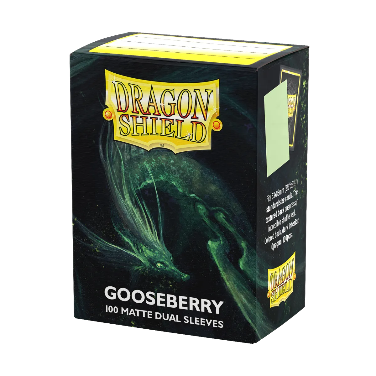 Dragon Shield - Standard Dual Sleeves: Gooseberry [Matte] (100 Sleeves) Vorschaubild