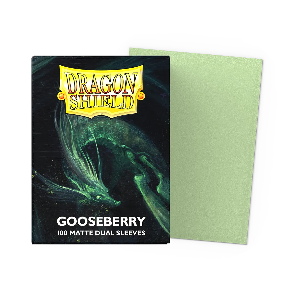Dragon Shield - Standard Dual Sleeves: Gooseberry [Matte] (100 Sleeves)