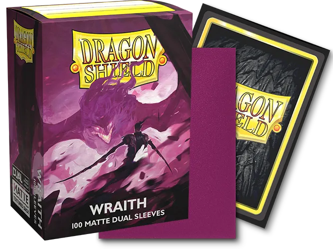 Dragon Shield - Standard Dual Sleeves: Wraith [Matte] (100 Sleeves)