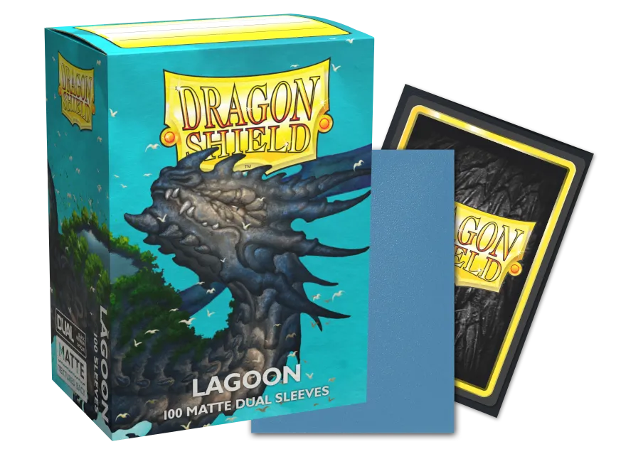 Dragon Shield - Standard Dual Sleeves: Lagoon [Matte] (100 Sleeves)
