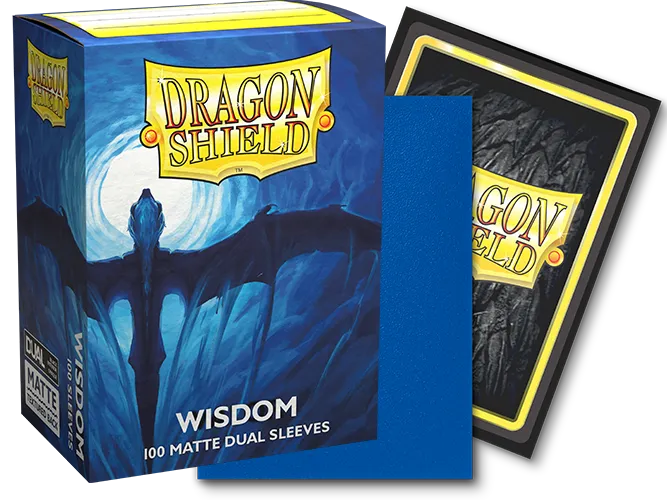 Dragon Shield - Standard Dual Sleeves: Wisdom [Matte] (100 Sleeves)