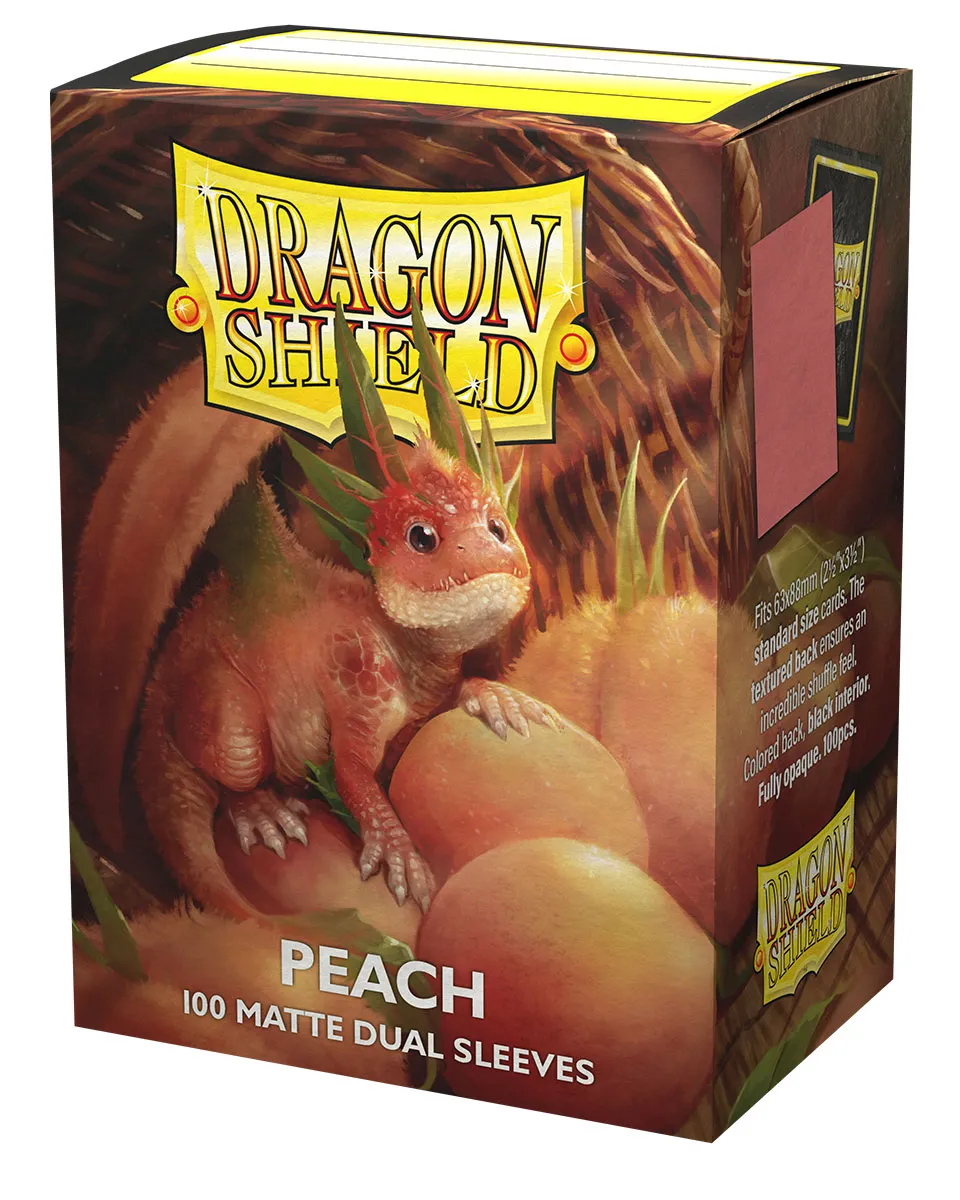 Dragon Shield - Standard Dual Sleeves: Peach [Matte] (100 Sleeves) Vorschaubild