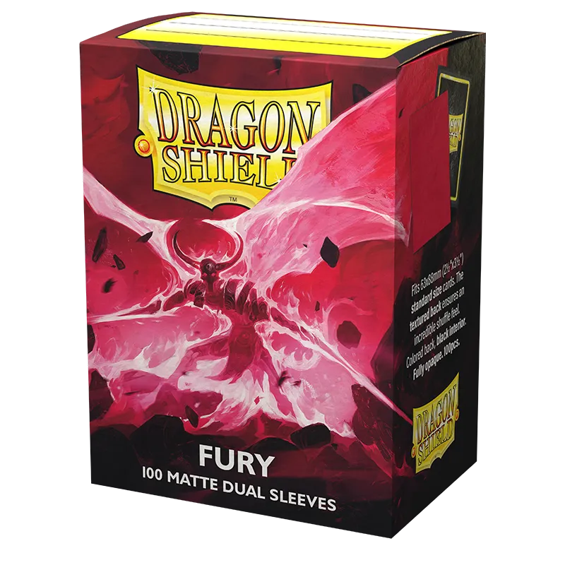 Dragon Shield - Standard Dual Sleeves: Fury [Matte] (100 Sleeves) Vorschaubild