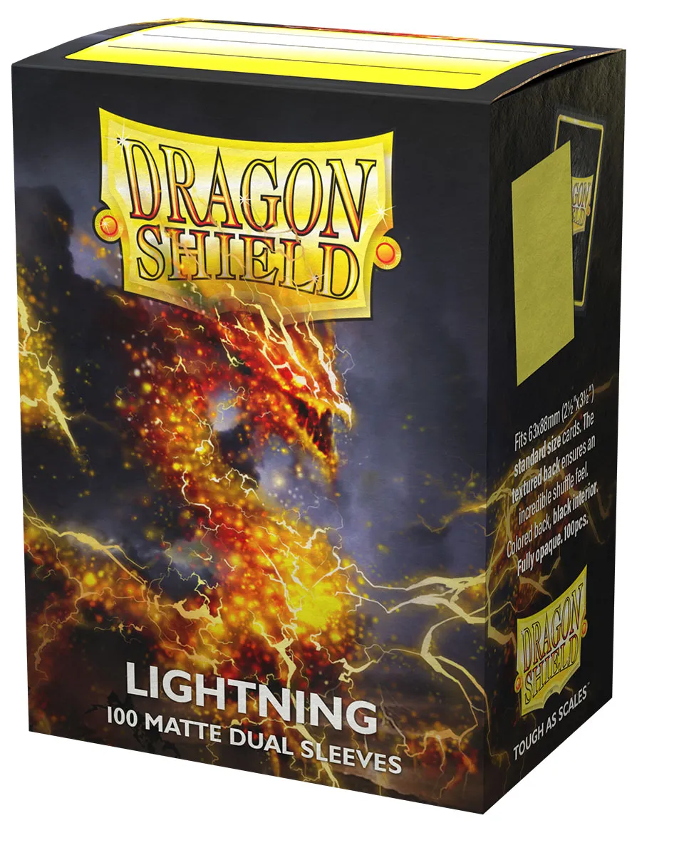 Dragon Shield - Standard Dual Sleeves: Lightning [Matte] (100 Sleeves) Vorschaubild