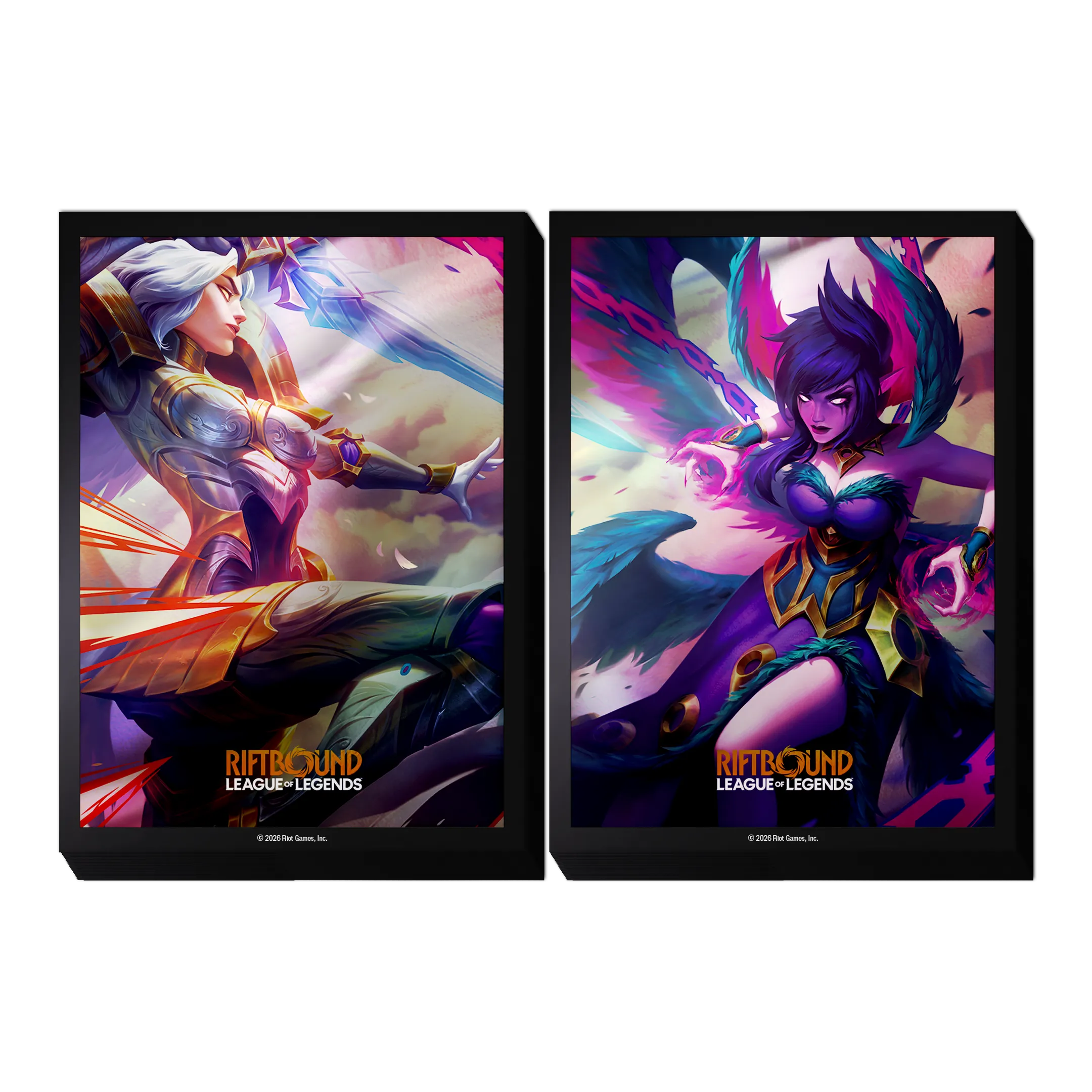 Riftbound: League of Legends TCG - Vendetta Art Sleeves: Kayle vs Morgana
